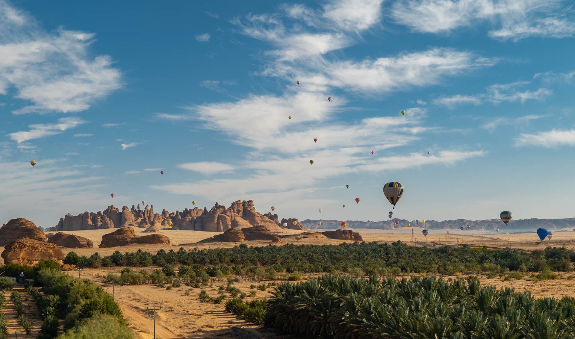 Winter at Tantora Festival in Al Ula Saudi Arabia