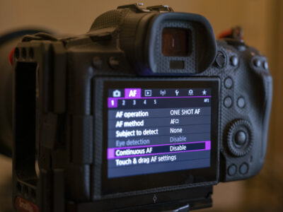 Menu Settings for the Canon R5